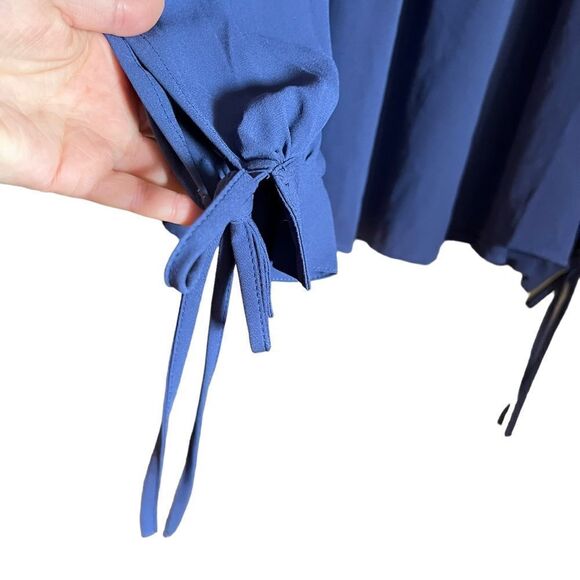 Loft purple cold shoulder blouse - Picture 3 of 11